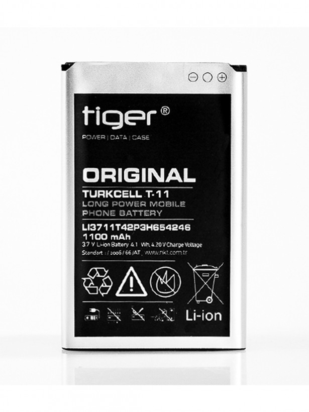 Tiger Turkcell T11 Maxiphone Batarya Lİ3711T42P3h654246 1100 mAh