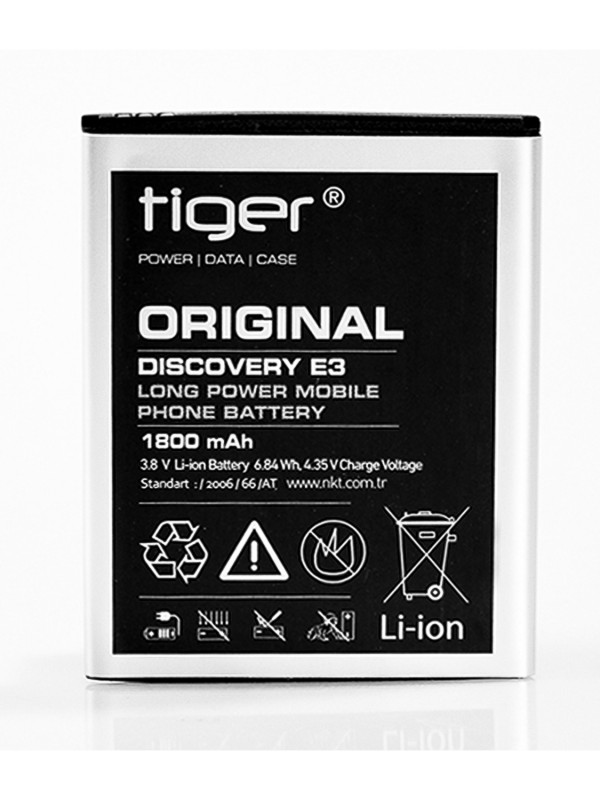 Tiger General Mobile Discovery E3 Batarya 1800 mAh&hellip;