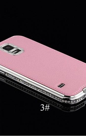 Shengo S5 G900 Taşlı Arka Kapak ve Bumper Diamond Series Şeker Pembe&hellip;