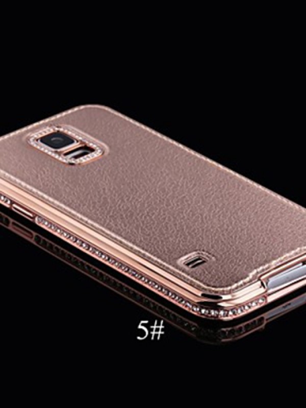 Shengo S5 G900 Taşlı Arka Kapak ve Bumper Diamond Series Rose G&hellip;