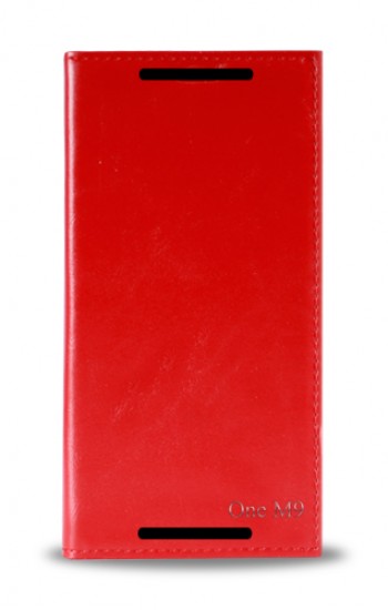 HTC One M9 Gizli Mıknatıslı Premium Magnum Kılıf Kırmızı&hellip;
