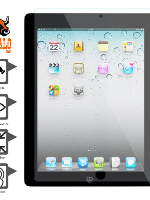 Bufalo iPad Mini-Mini 2-Mini 3 Darbe Emici Ekran Koruyucu