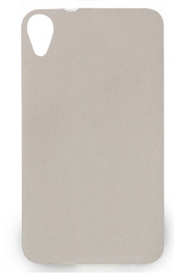 HTC Desire 820 Kılıf Deri Dokulu Arka Kapak Beyaz&hellip;