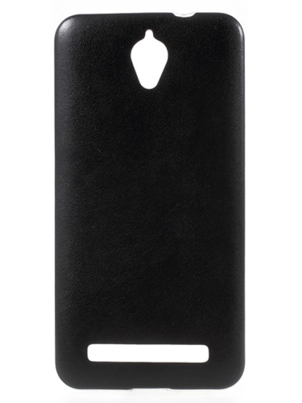 Asus Zenfone C Kılıf Deri Dokulu Arka Kapak Siyah&hellip;