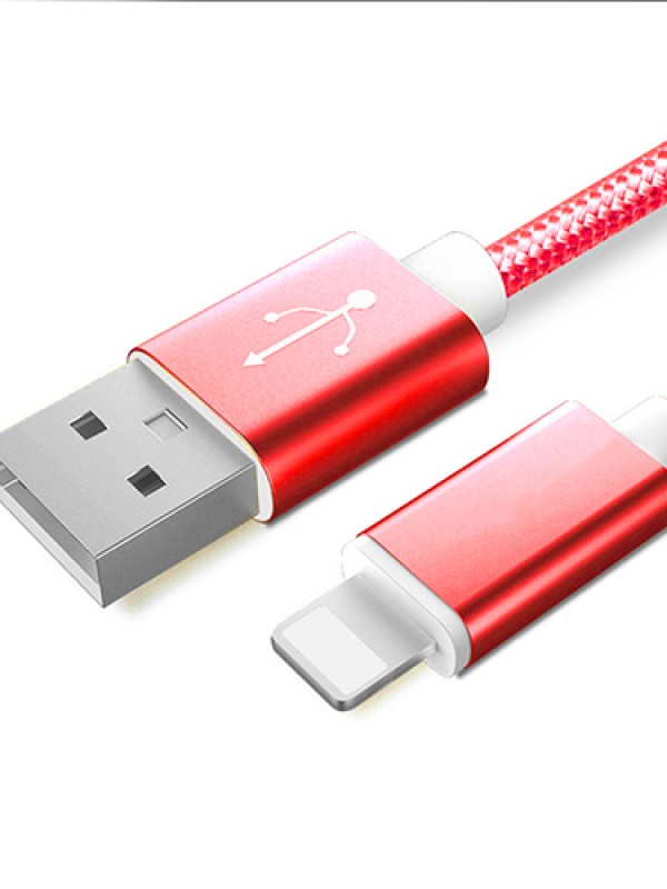 NoTech iPhone Lightning Kırılmaz USB Kablo 1.5mt Kırmızı&hellip;