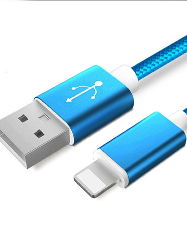 NoTech iPhone Lightning Kırılmaz USB Kablo 1.5mt Mavi&hellip;