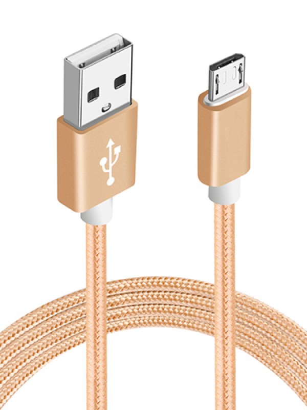 NoTech Micro USB Kırılmaz USB Kablo 1.5mt Gold&hellip;