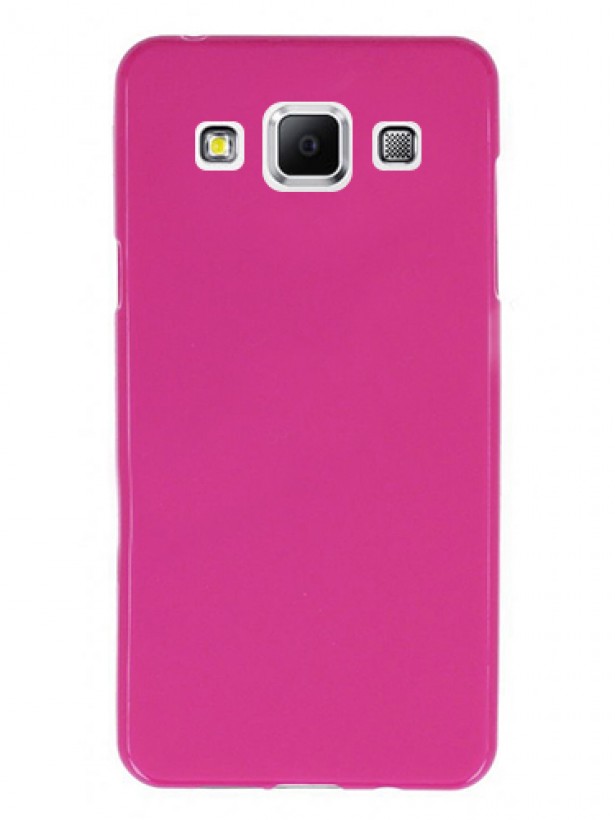 FitCase Samsung Galaxy A7 (A700) Ultra İnce TPU Arka Kapak Pembe