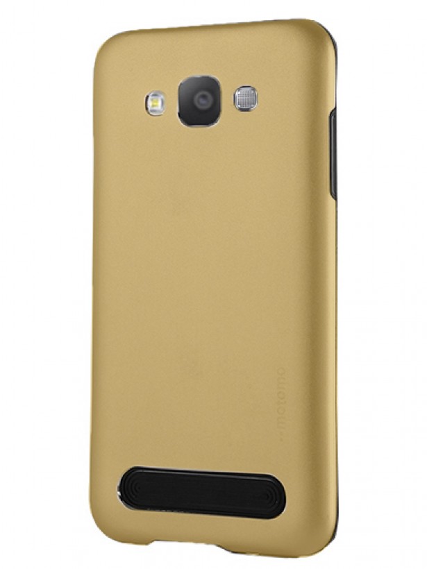 Samsung Grand Neo I9060-I9082 New Motomo Metal TPU Arka Kapak Gold
