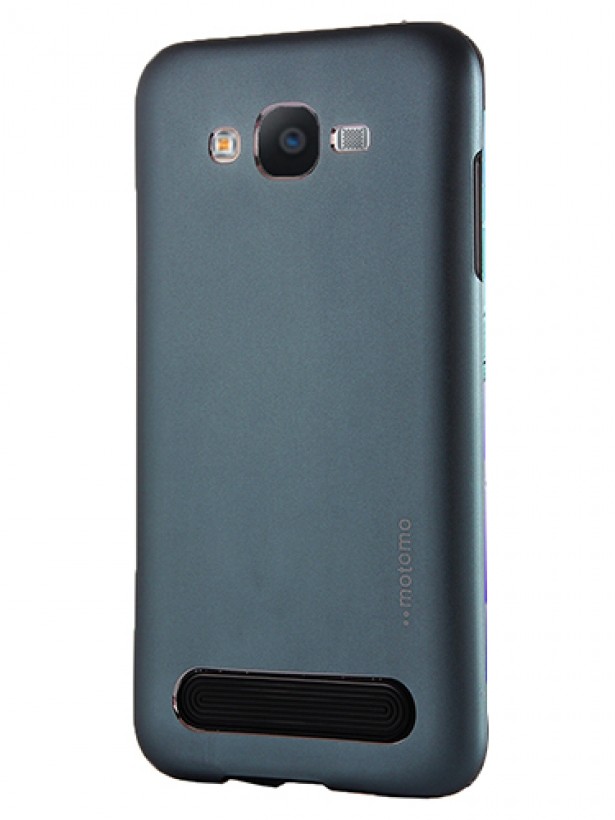 Samsung Grand Neo I9060-I9082 New Motomo Metal TPU Arka Kapak Lacivert