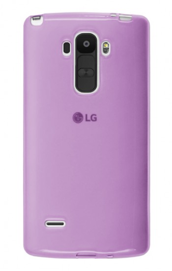 LG G4 Stylus Kılıf Soft Silikon Şeffaf-Pembe Arka Kapak&hellip;