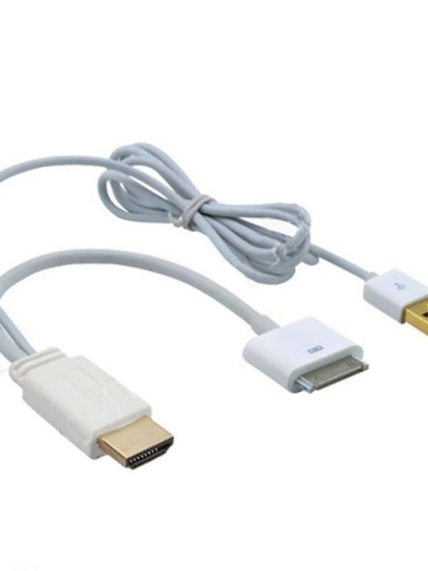 iPad Dock Connector To Digital AV HDMI Adaptor Şarj Destekli&hellip;