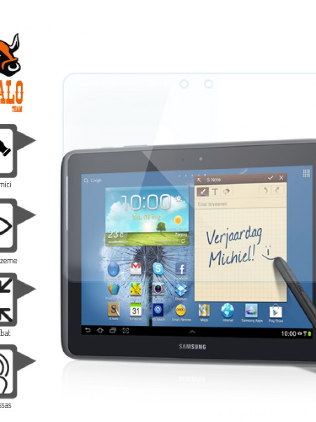 Bufalo Samsung N8000 Note 10.1 Darbe Emici Ekran Koruyucu