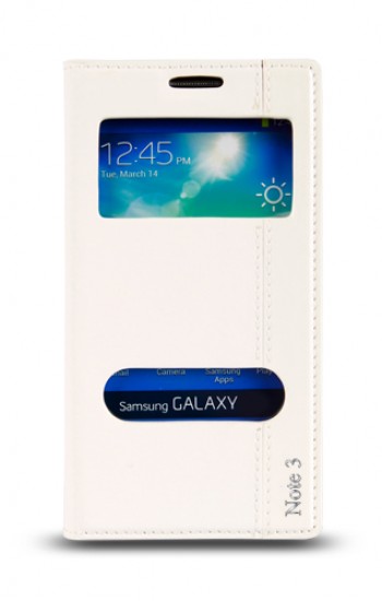 Samsung Galaxy Note 3 Neo (N7500) Gizli Mıknatıslı Pencereli Magnum Kı&hellip;