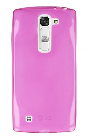 LG G4c 5.0" Kılıf Soft Silikon Şeffaf-Pembe Arka Kapak&hellip;