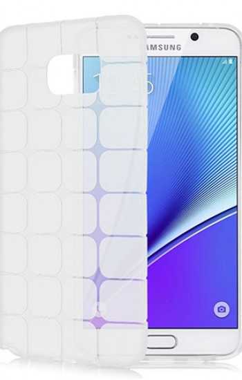 Samsung Galaxy Note 5 N920 Plaid Silikon Arka Kapak Şeffaf&hellip;