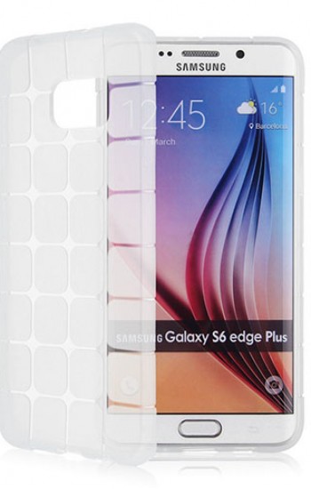 FitCase Samsung S6 EDGE Plus (G928) Plaid Silikon Arka Kapak Şeffaf&hellip;