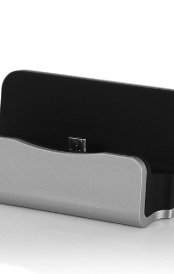 NoTech Micro USB Universal Masaüstü Şarj Aleti Dock Gri&hellip;