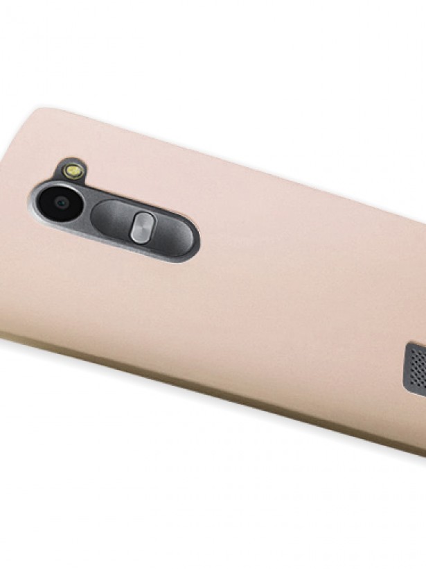 LG Leon H324 Kılıf Seven-Days Sert Kılıf Kapak Gold