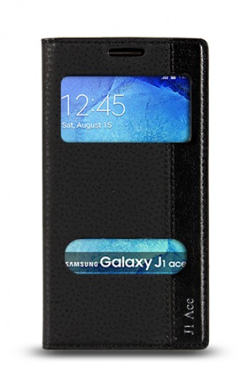 Samsung Galaxy J1 Ace (J110) Gizli Mıknatıslı Pencereli Magnum Kılıf &hellip;