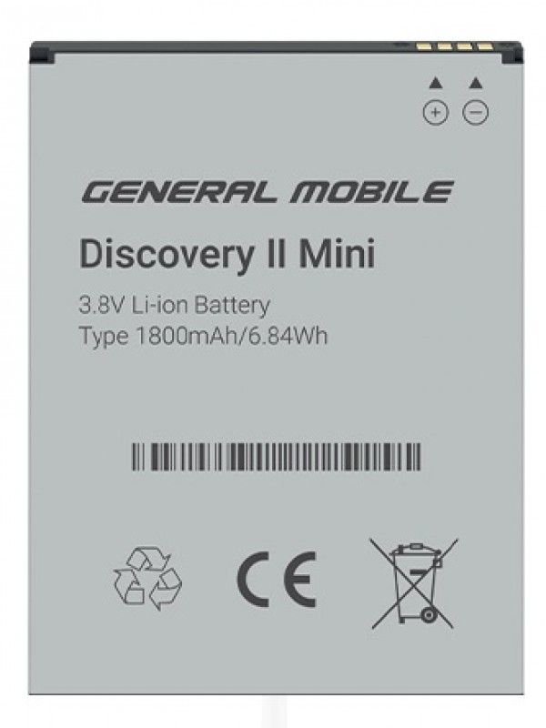 General Mobile Discovery 2 Mini Batarya 1800 mAh (General M TR Garanti&hellip;
