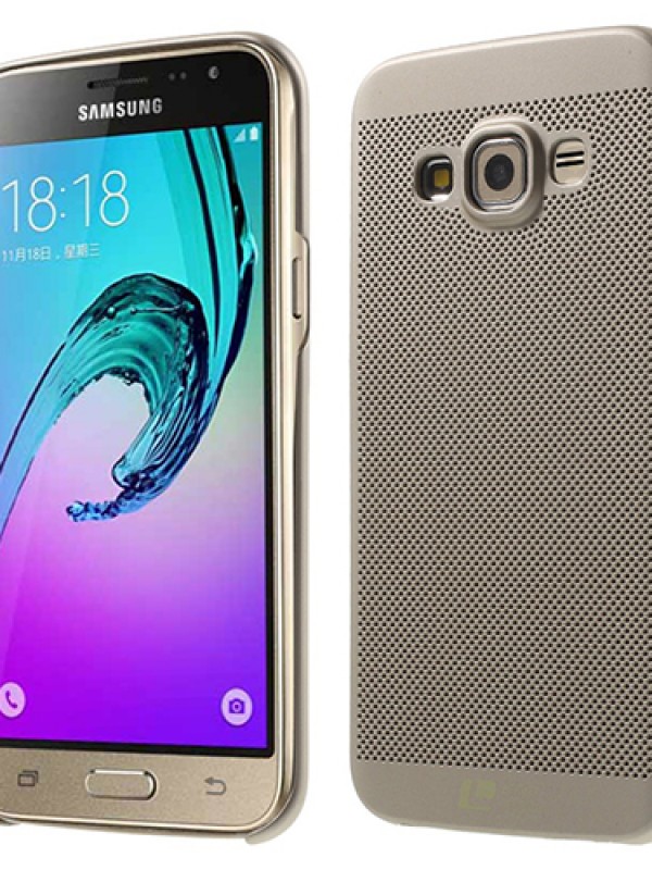 Samsung Galaxy J3 (J300) Loopee Point Sert Arka Kapak Gold&hellip;