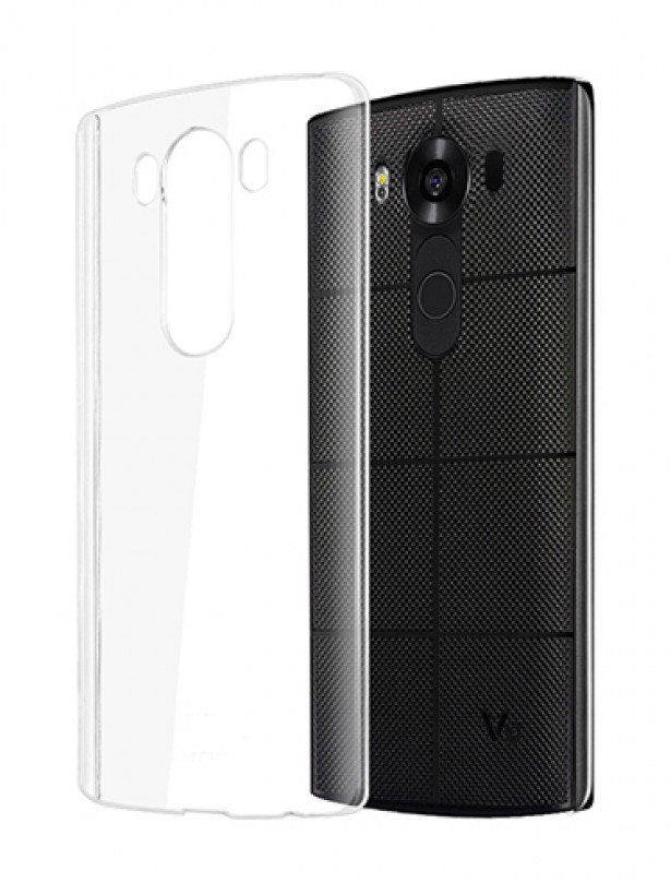 LG V10 (H960) Kılıf Soft Silikon Şeffaf Arka Kapak