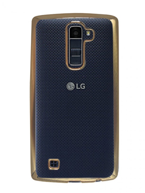 FitCase Laser Color LG K10 K430 Silikon Kılıf Gold