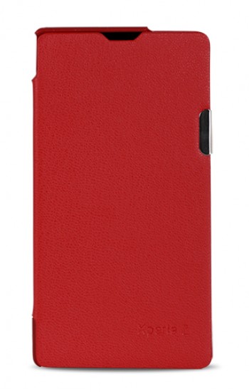 Sony Xperıa Z L36H Mıknatıslı Flip Case Kılıf Kırmızı&hellip;
