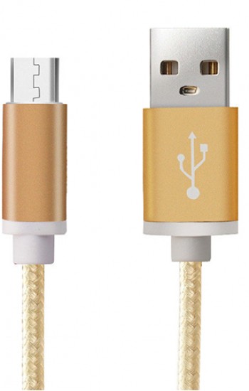 NoTech Micro Usb Girişli Kırılmaz USB Kablo 20cm Gold&hellip;