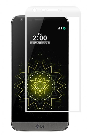 Bufalo LG G5 Kavisli 3D Cam Ekran Koruyucu Beyaz&hellip;