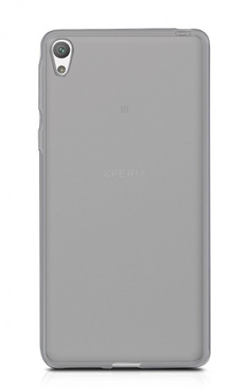 Sony Xperia E5 Kılıf Soft Silikon Şeffaf-Siyah Arka Kapak&hellip;