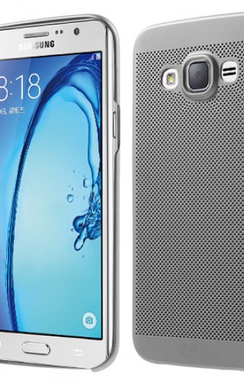 Samsung Galaxy On7 (G600) Loopee Point Sert Arka Kapak Silver&hellip;