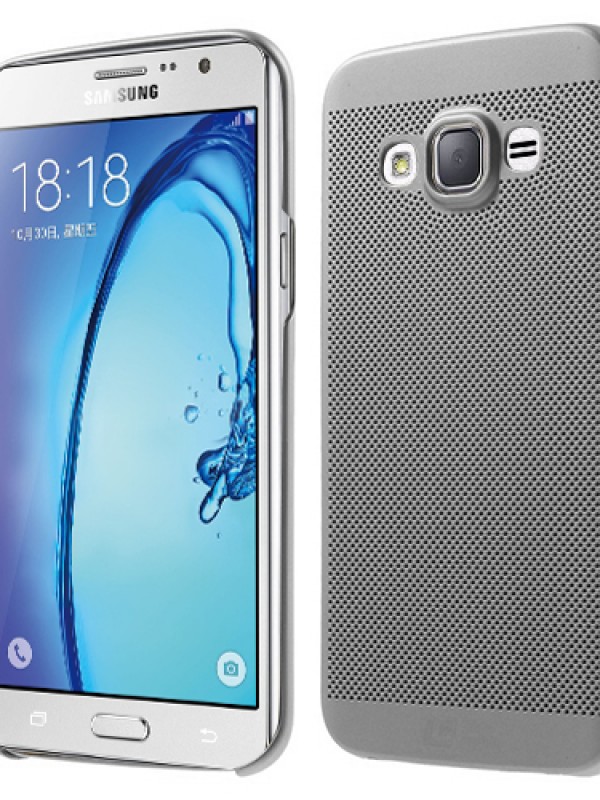 Samsung Galaxy On7 (G600) Loopee Point Sert Arka Kapak Silver&hellip;