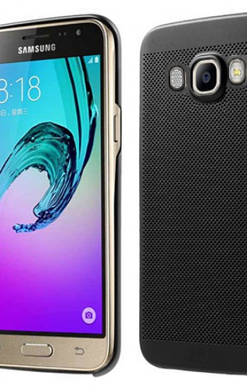 Samsung Galaxy J7 2016 (J710) Loopee Point Sert Arka Kapak Siyah&hellip;