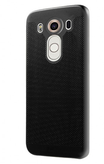 LG V10 Loopee Point Sert Arka Kapak Siyah&hellip;