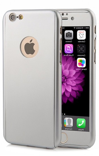 iPhone 7-8 360 Derece Koruma Arka Kapak Gri&hellip;