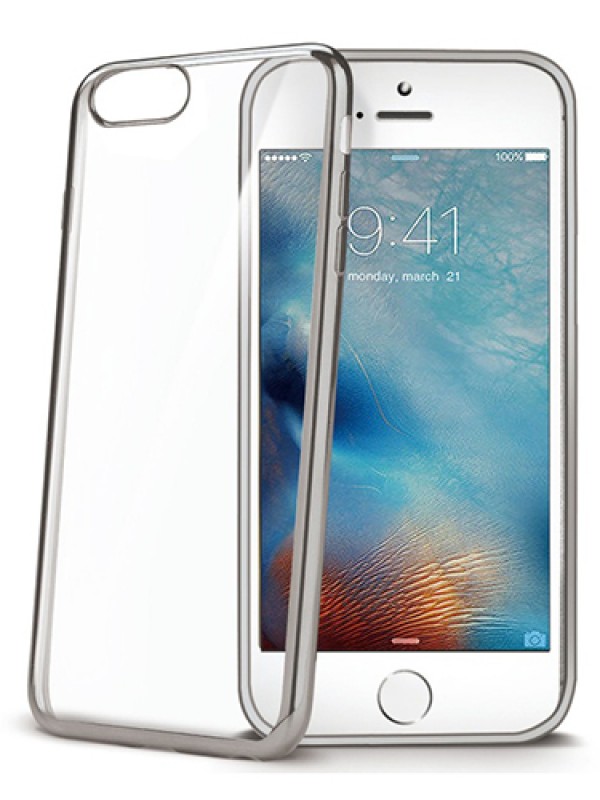 CELLY iPhone 6 Plus / 6s Plus Laser Arka Kapak Gri