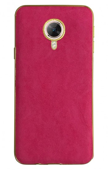 FitCase Kadife Laser GM 5 Plus Silikon Arka Kapak Pembe&hellip;