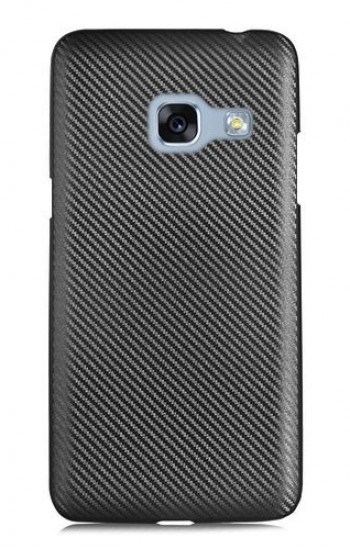 FitCase Galaxy A7 2017 (A720) Carbon Desen Arka Kapak Siyah&hellip;