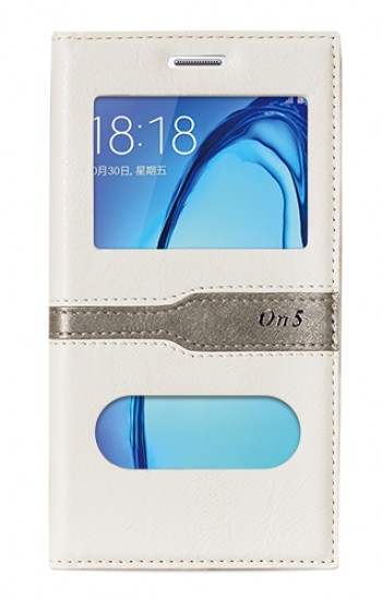 Samsung Galaxy On5 (G5520) Gizli Mıknatıslı Pencereli Magnum Kılıf Be&hellip;