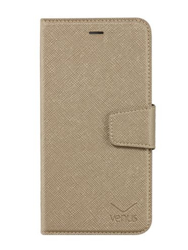 Vestel Venus V3 5010 Orijinal Cüzdanlı Kılıf Gold