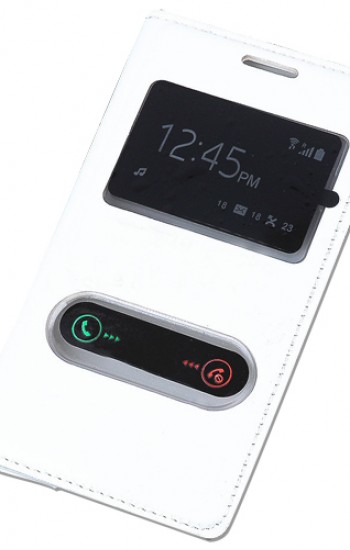 Samsung S7390 Trend Lite S View Dikişli Deri Çift Pencereli Kılıf Beya&hellip;