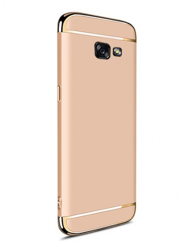 FitCase Samsung A5 2017 (A520) Golden Frame Arka Kapak Gold