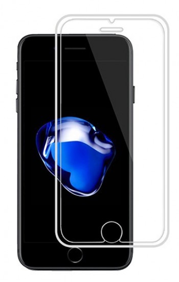 Bufalo iPhone 7/8 Ekran Koruyucu Silikon Çerçeveli 5D Temperli Cam Şeff&hellip;