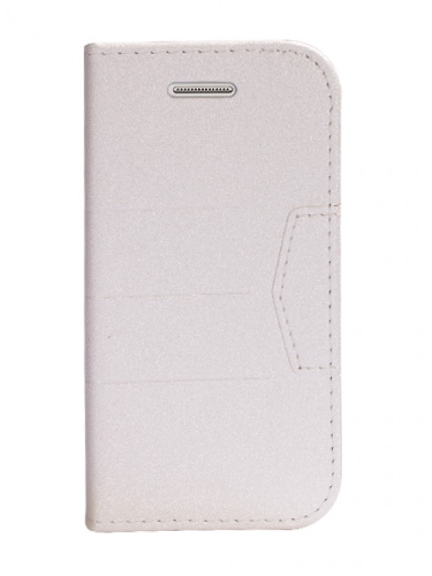 Samsung Galaxy S5 (G900) Dikişli ve Gizli Mıknatıslı Tiger Kılıf Beyaz