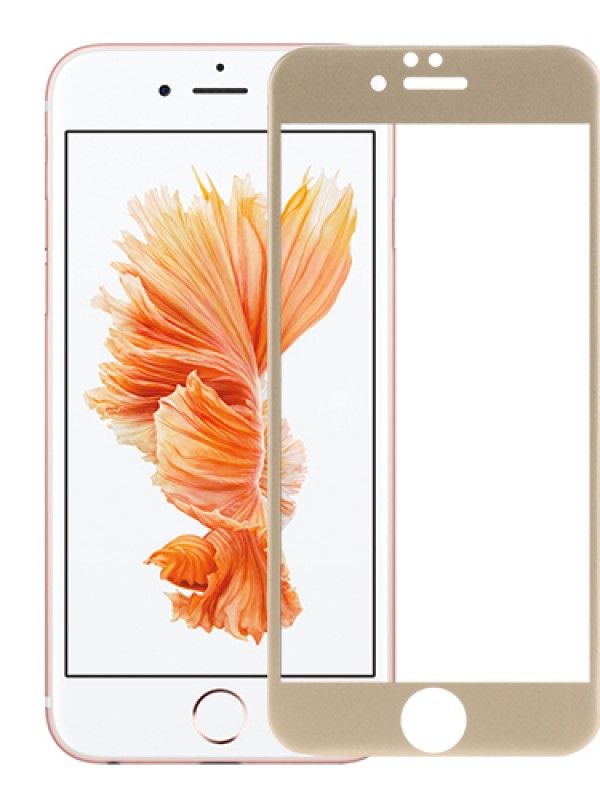 Bufalo iPhone 7/8 Kavisli 4D Cam Ekran Koruyucu Gold&hellip;