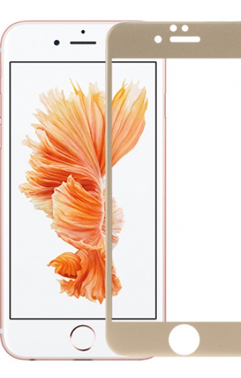 Bufalo iPhone 7 Plus/8 Plus Kavisli 4D Cam Ekran Koruyucu Gold…