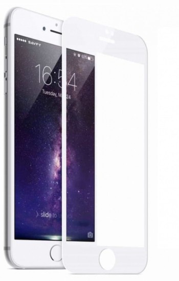 Bufalo iPhone 7 Plus/8 Plus Ekran Koruyucu 5D Temperli Cam Beyaz&hellip;