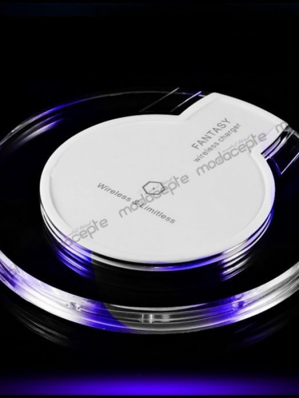 Wireless Kablosuz Akıllı Telefon Şarj Aleti Q7 Beyaz&hellip;